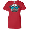 PUG - Pug Dog with sunglasses T Shirt & Hoodie
